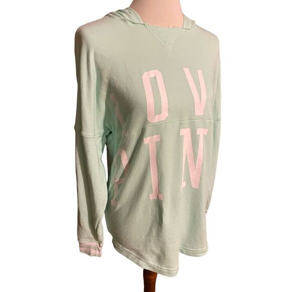 Victoria’s Secret PINK Light Green Hoodie XS-NWOT - Picture 8 of 10